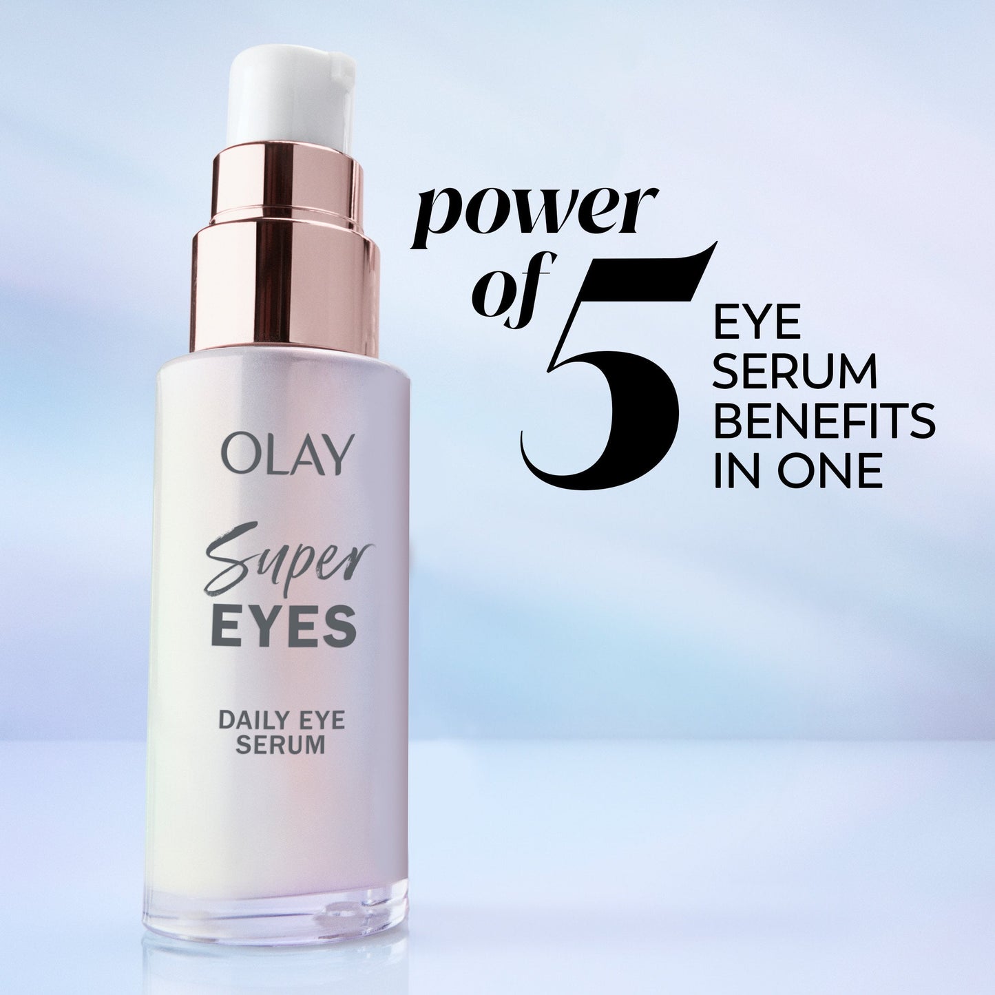 Super Eye Daily Serum, 0.45 Fl Oz., 5-In-1 Eye Serum with Vitamin C and Niacinamide to Brighten, Depuff, and Smooth