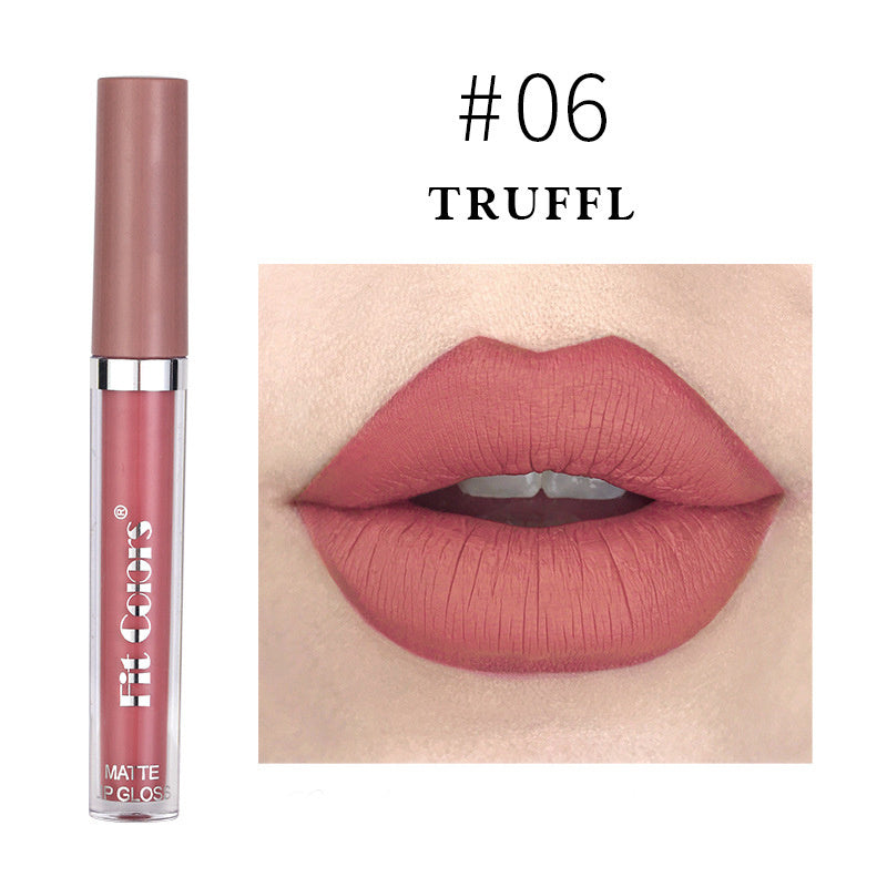 Matte Velvet Slim Tube Liquid Lipstick - Nourishing, Long-Lasting Color