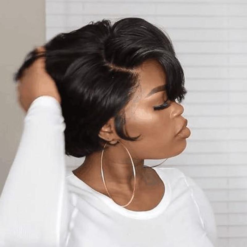 Sleek Short Bob Lace Frontal Wig for Black Women – Natural Look, Effortless Style