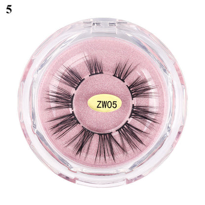 Segmented Grafting Natural Soft Multi-Layer Thick False Eyelashes – Customizable, High-Quality Chemical Fiber (Crystal Box)