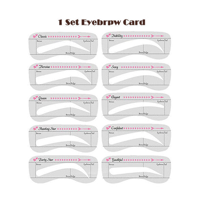 One Step Eyebrow Stamp Shaping Kit – Easy, Natural, & Customizable