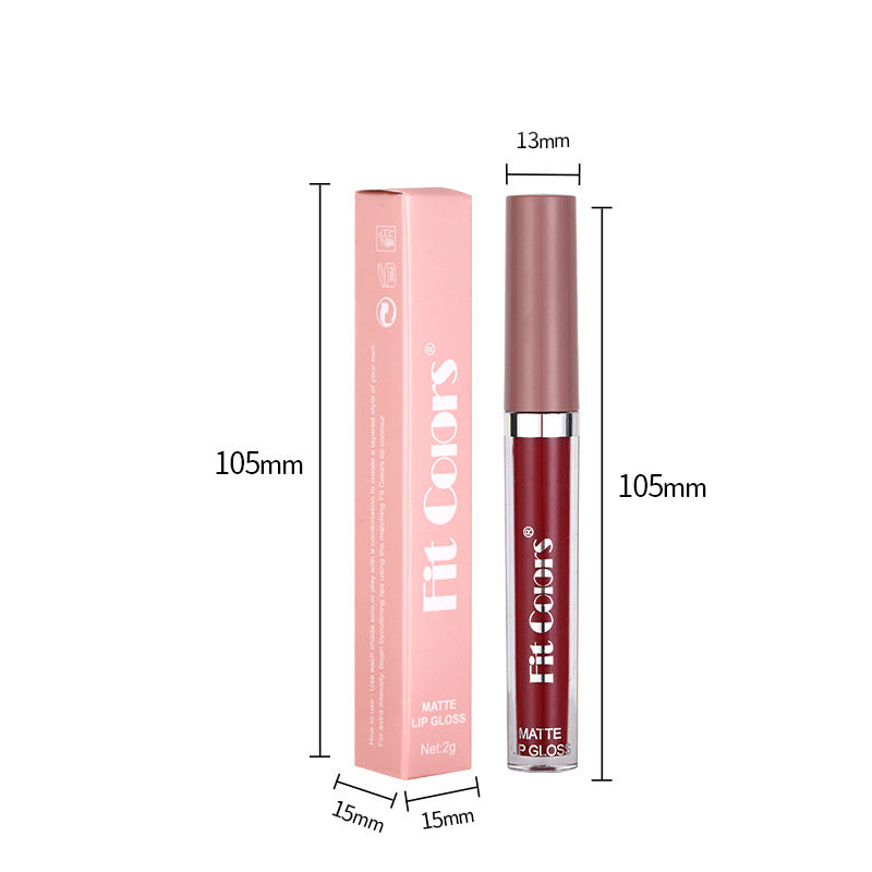 Matte Velvet Slim Tube Liquid Lipstick - Nourishing, Long-Lasting Color