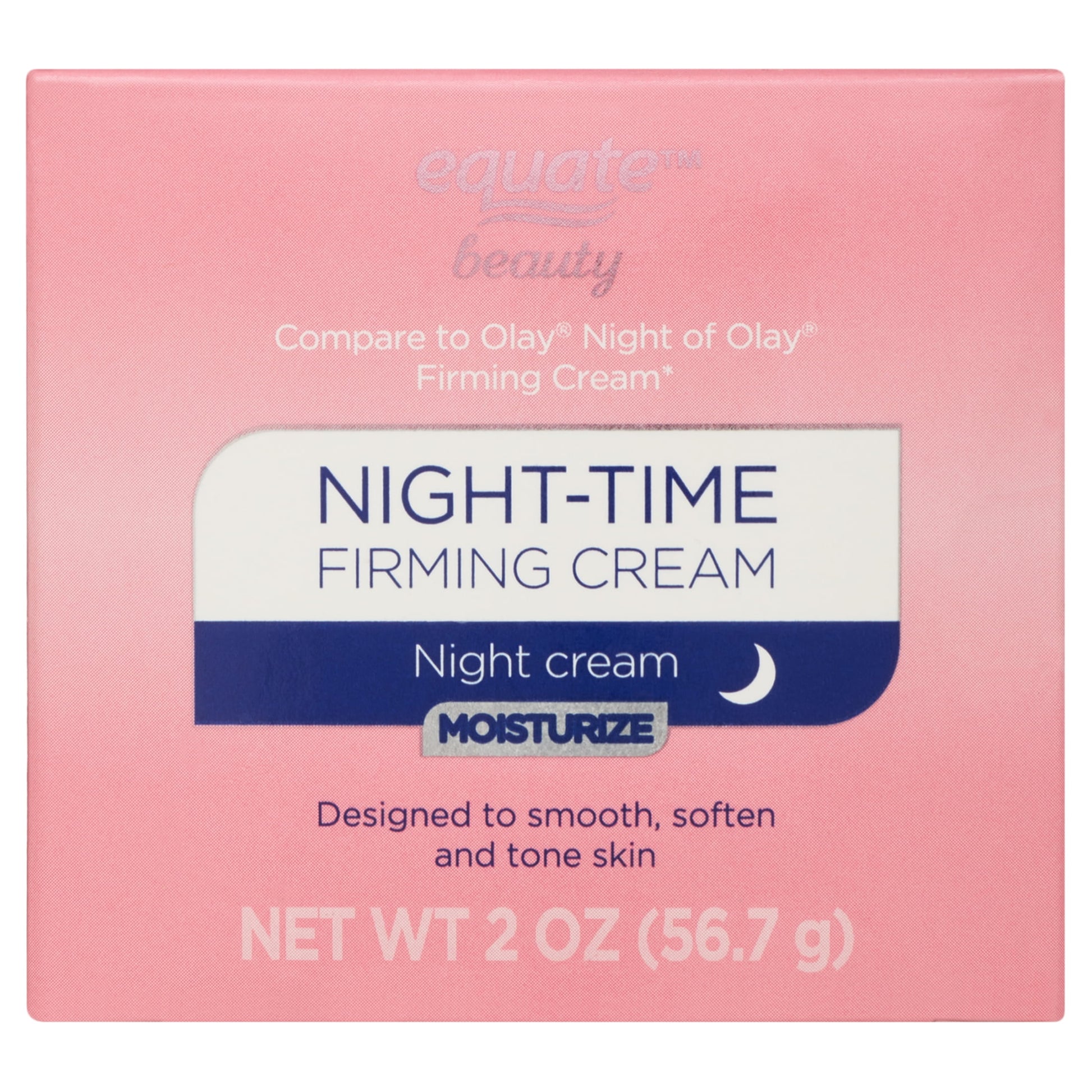 Night Time Firming Moisturize Face Cream, All Skin Types, Fine Lines & Wrinkles, 2 Oz