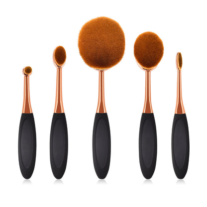 Oval Makeup Brush – Toothbrush-Shaped Design for Flawless Application