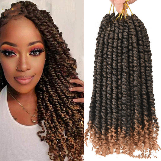 TOMO Pre-Twisted Passion Twist Crochet Braids - Effortless Exotic Style