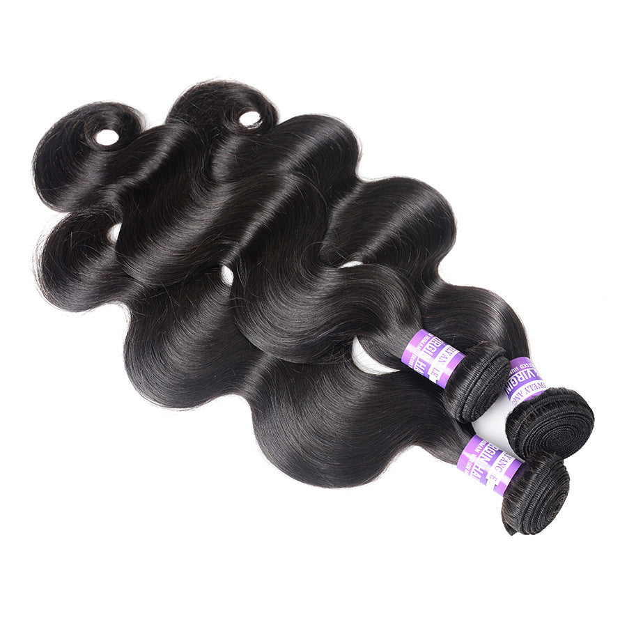 Body Wave Brazilian Hair Curtain - Premium Real Human Hair, 8-30 Inch