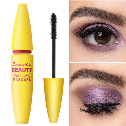 4D Thick Waterproof Mascara - Long Lasting Lengthening Black