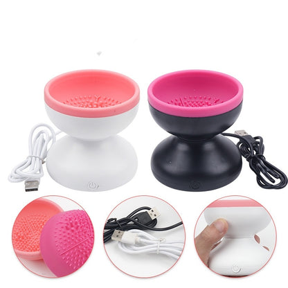 Electric Makeup Brush Cleaner Machine - Effortless Brush Cleaning Solution