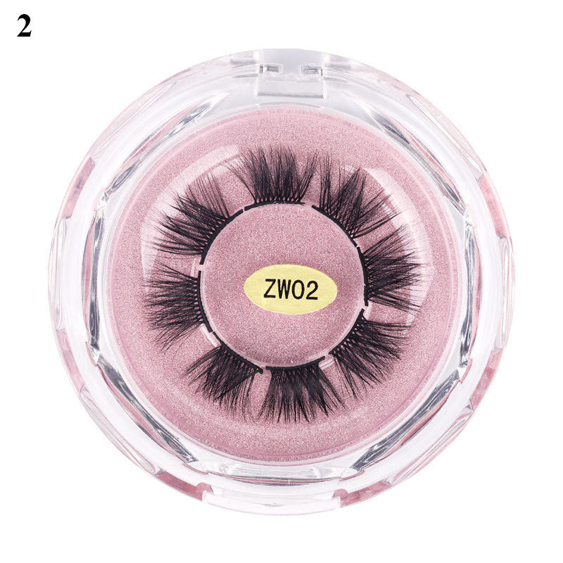 Segmented Grafting Natural Soft Multi-Layer Thick False Eyelashes – Customizable, High-Quality Chemical Fiber (Crystal Box)