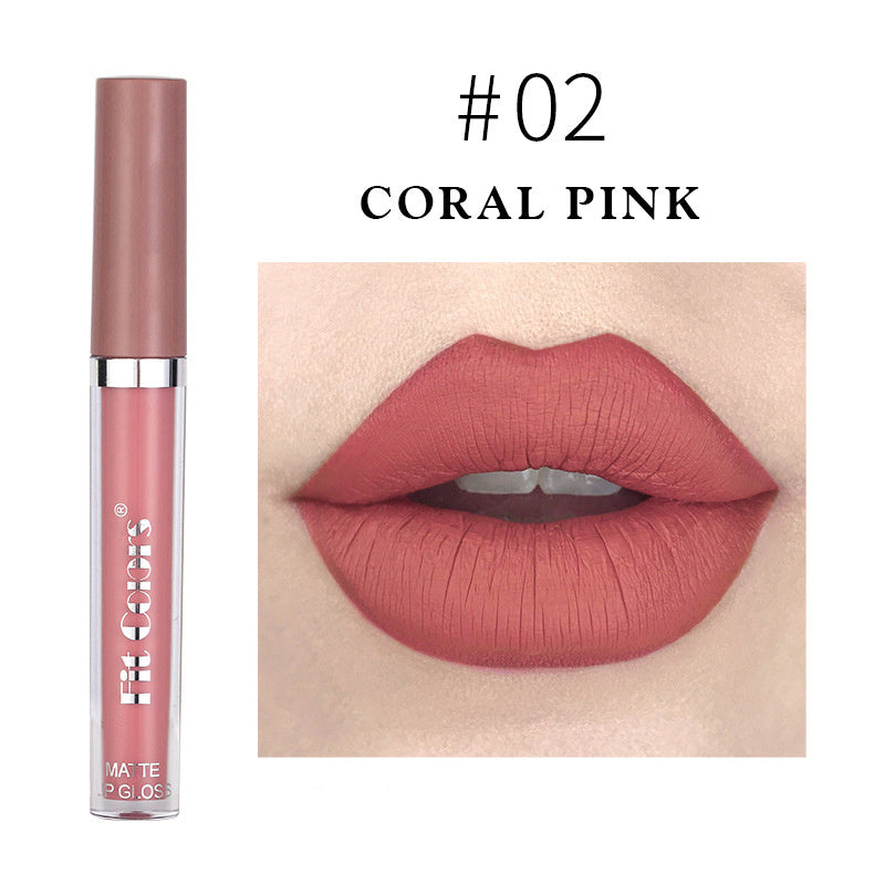 Matte Velvet Slim Tube Liquid Lipstick - Nourishing, Long-Lasting Color