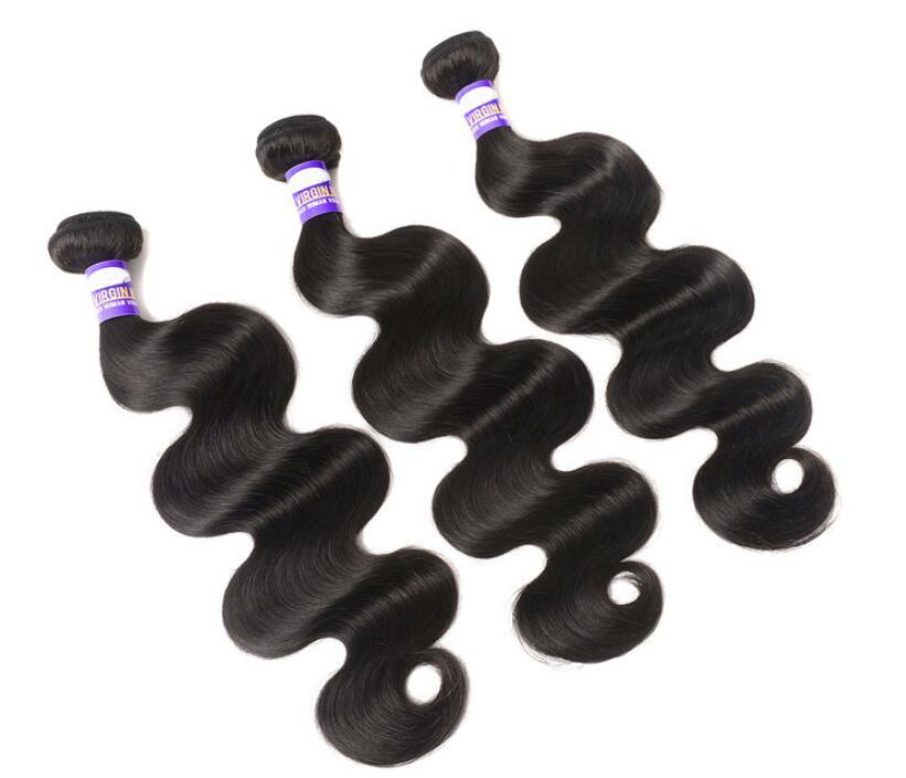 Body Wave Brazilian Hair Curtain - Premium Real Human Hair, 8-30 Inch