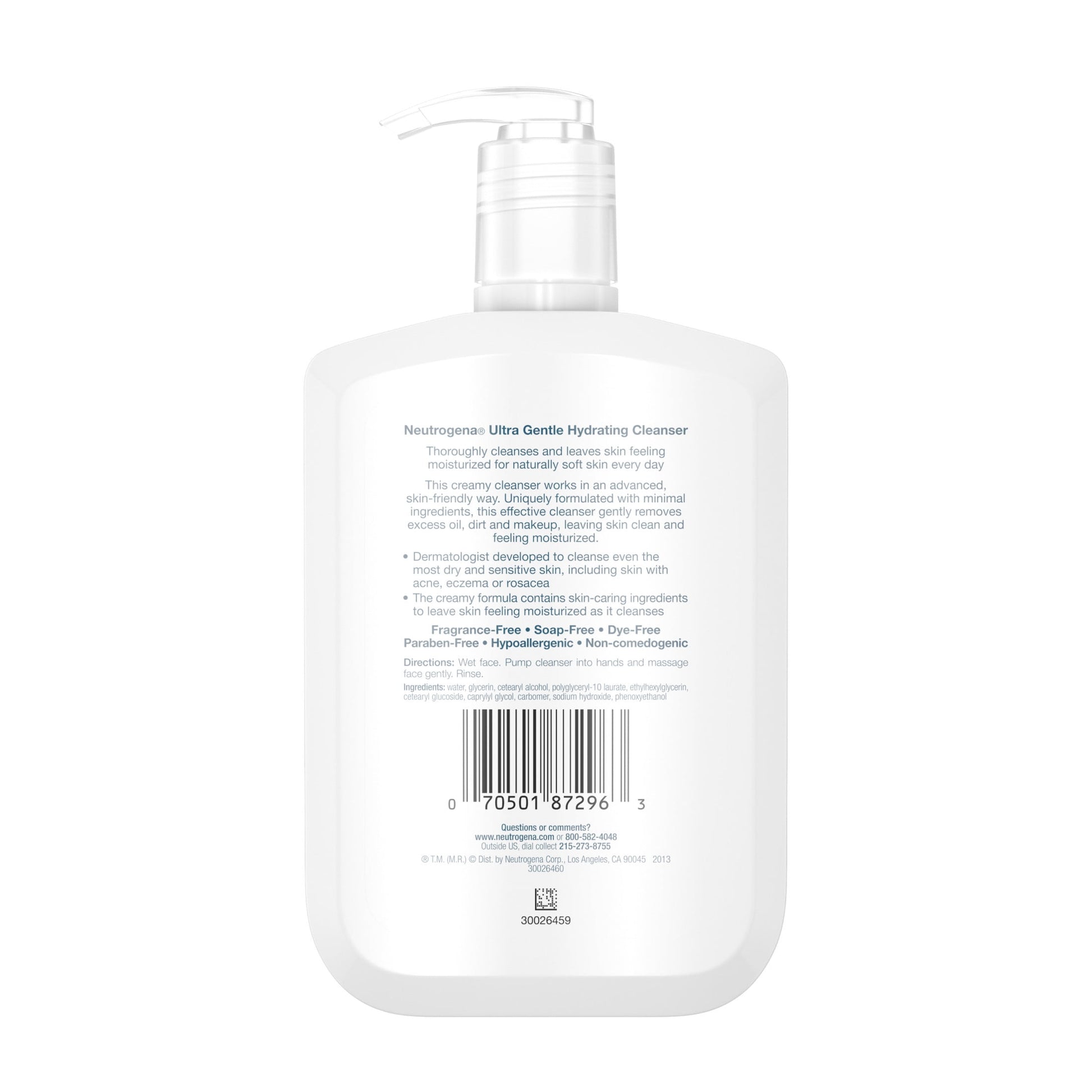 Ultra Gentle Hydrating Creamy Facial Cleanser, 12 Fl. Oz