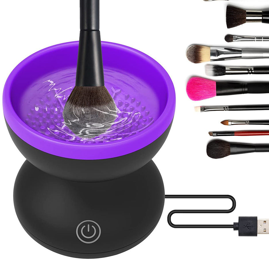 Electric Makeup Brush Cleaner Machine - Effortless Brush Cleaning Solution