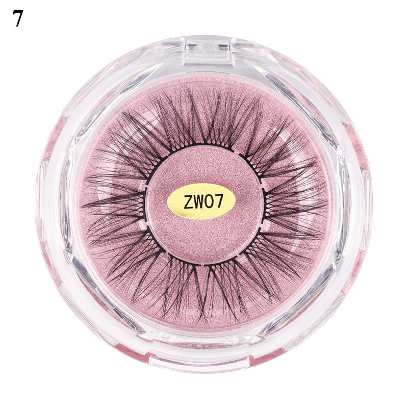 Segmented Grafting Natural Soft Multi-Layer Thick False Eyelashes – Customizable, High-Quality Chemical Fiber (Crystal Box)