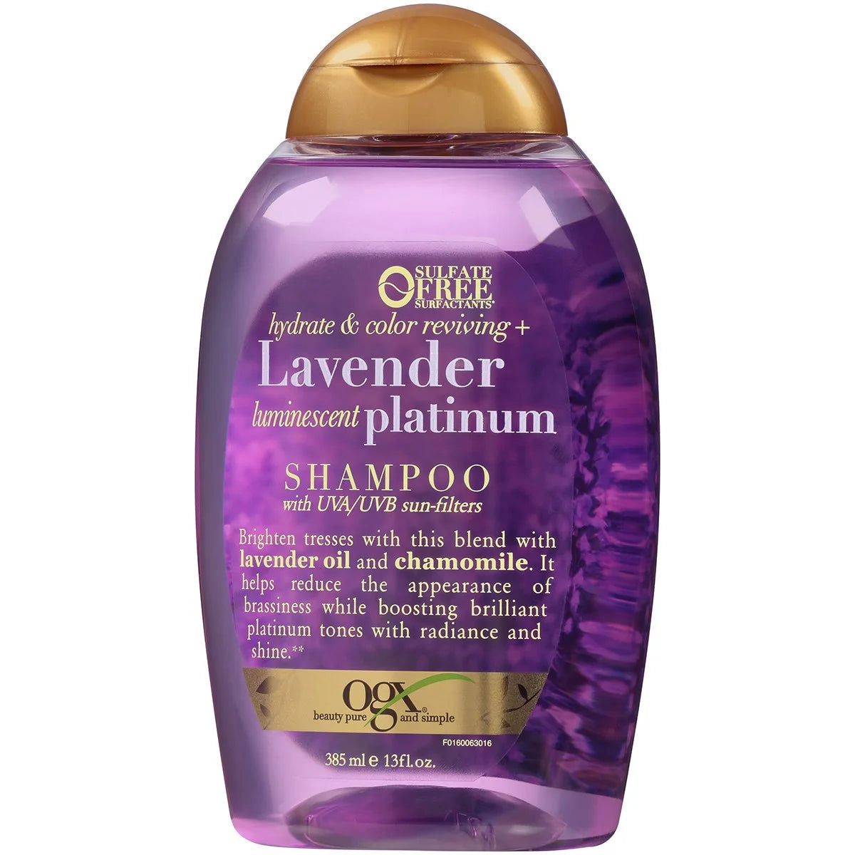 Hydrate & Enhance Lavender Luminescent Platinum Shampoo, 13 Oz