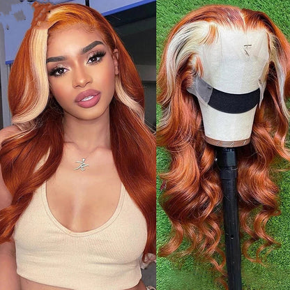 4X4 Human Hair Wig with Highlights 613 - Versatile & Stylish for Every Occasion